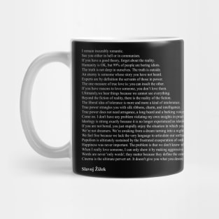 Slavoj Žižek Quotes Mug